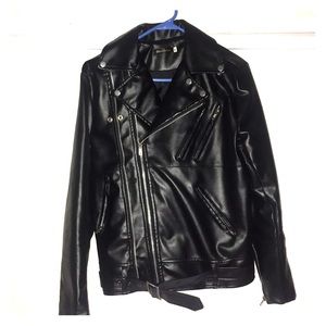 Men "Faux" Leather Jacket